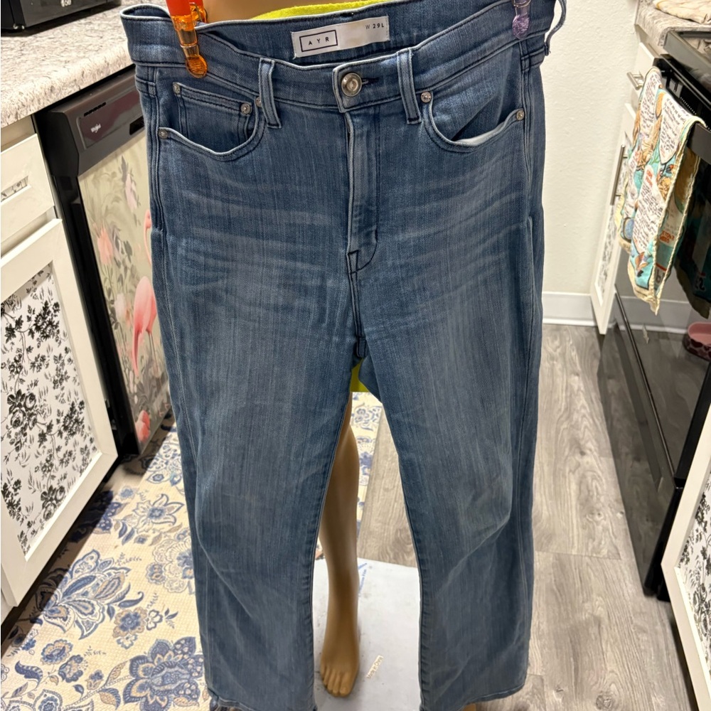 AYR The Pop Straight Ankle Jeans W29L